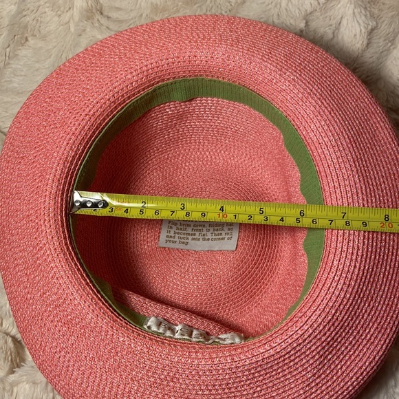 Like new Eric Javitz Packable Sun Beach Straw Travel Hat main image 6